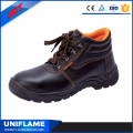 Sapatos de segurança de couro de homens, botas de trabalho Ufa011